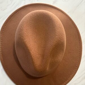 Boy/Girl Fashion Fedora -brown/wheat Color